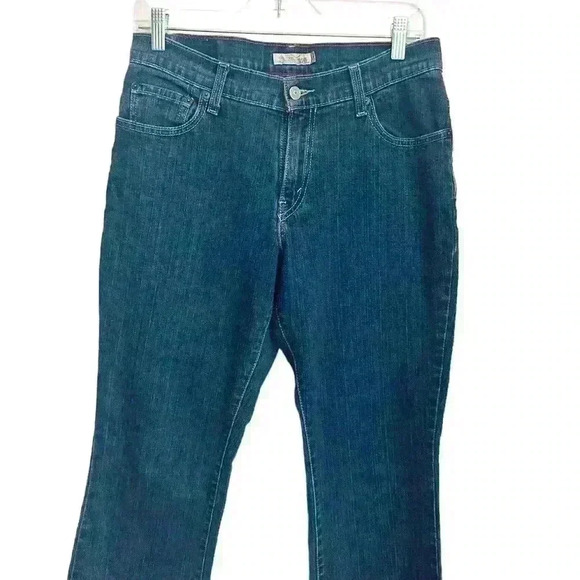 Levi’s 550 Women Jeans Blue Tag Size 8 Relaxed Bootcut Denim (D67) - Picture 3 of 9
